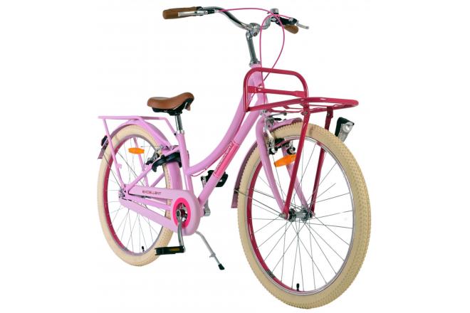 Volare Excellent Børnecykel - Piger - 24 tommer - Pink - To håndbremser