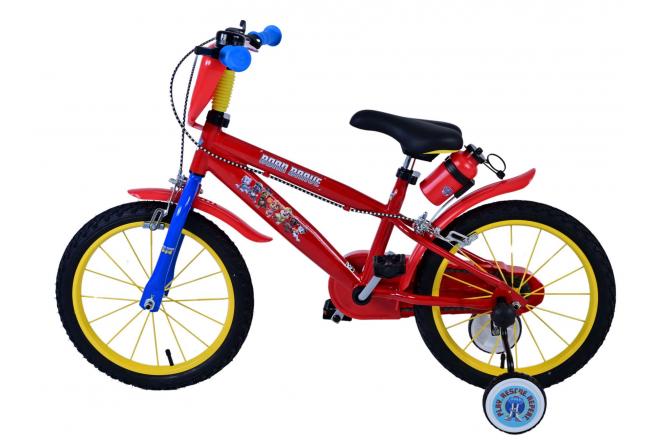 Paw Patrol Børnecykel - Drenge - 16 tommer - Rød - To håndbremser