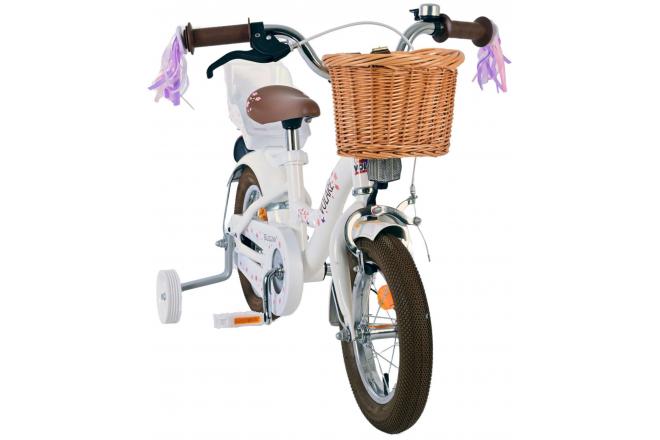 Volare Blossom børnecykel - Piger - 12 tommer - Hvid