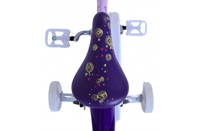 Disney Wish børnecykel - Piger - 12 tommer - Lilla