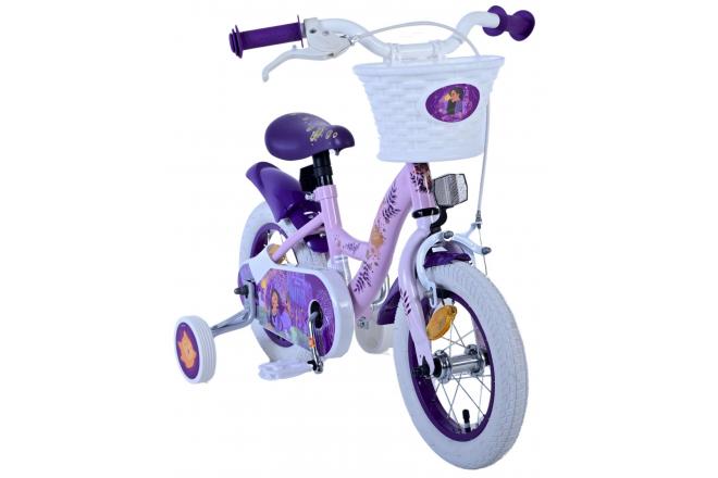 Disney Wish børnecykel - Piger - 12 tommer - Lilla