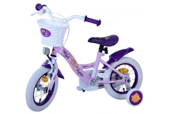 Disney Wish børnecykel - Piger - 12 tommer - Lilla