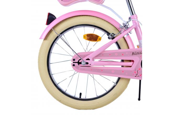 Volare Blossom Børnecykel - Piger - 18 tommer - Pink - To håndbremser