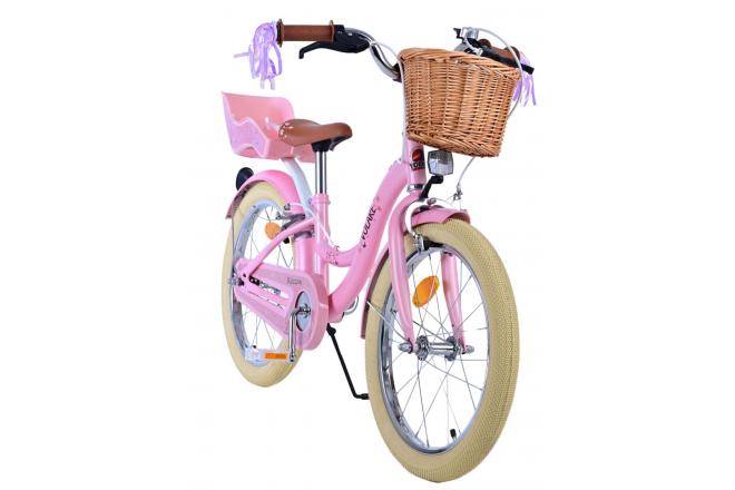 Volare Blossom Børnecykel - Piger - 18 tommer - Pink - To håndbremser