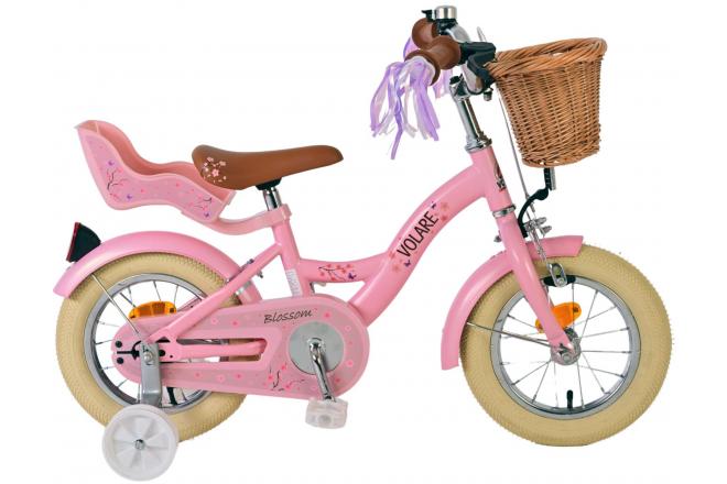 Volare Blossom børnecykel - Piger - 12 tommer - Pink