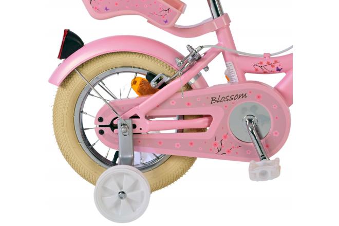 Volare Blossom Børnecykel - Piger - 12 tommer - Pink - To håndbremser