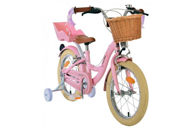 Volare Blossom Børnecykel - Piger - 16 tommer - Pink - To håndbremser