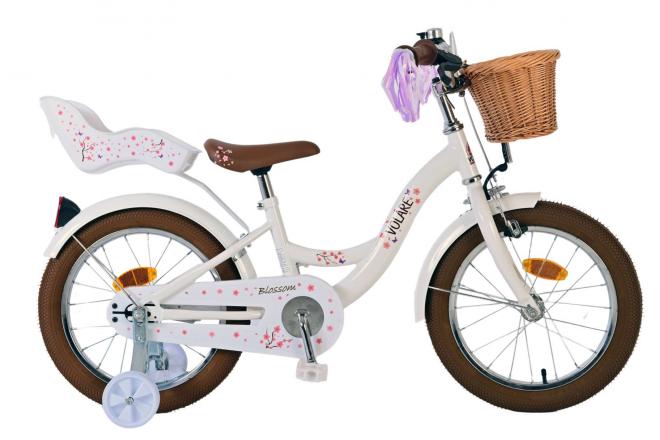 Volare Blossom børnecykel - Piger - 16 tommer - Hvid