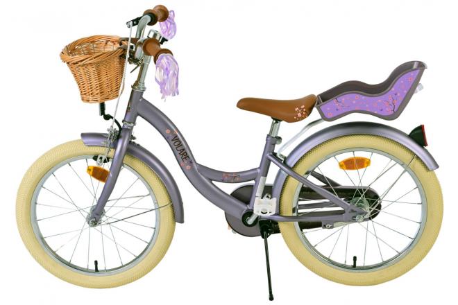 Volare Blossom børnecykel - Piger - 18 tommer - Lilla