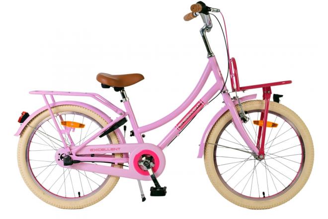 Volare Excellent Børnecykel - Piger - 20 tommer - Pink - 3 gear