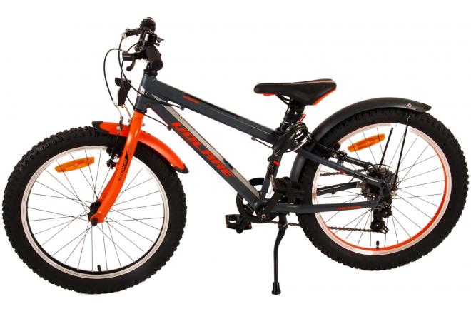 Volare Rocky Kinderfiets - 20 inch - Grijs Oranje - 6 speed - Prime Collection