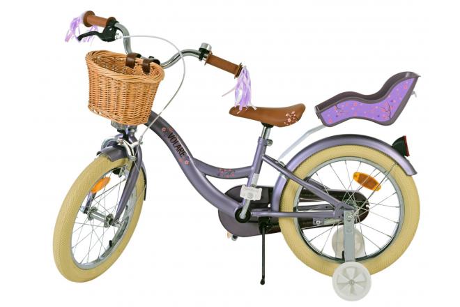 Volare Blossom børnecykel - Piger - 16 tommer - Lilla