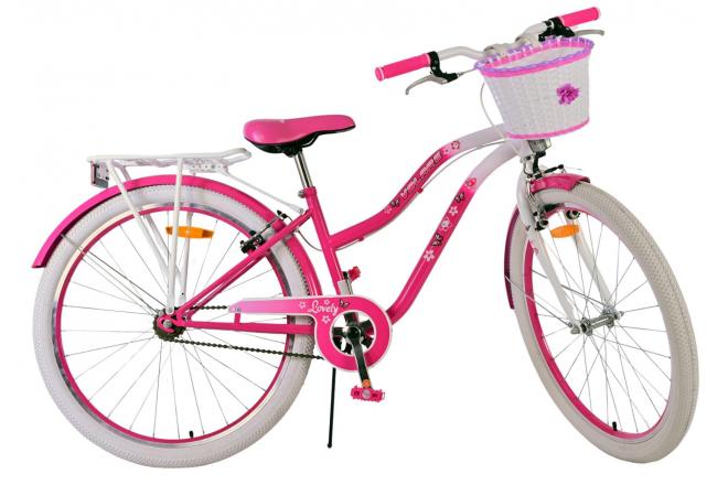 Volare Lovely Børnecykel - Piger - 26 tommer - Pink - To håndbremser