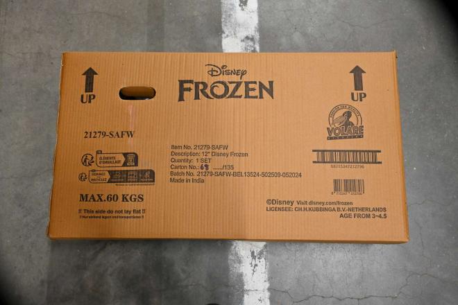 Disney Frozen 2 Børnecykel - Piger - 12 tommer - Blå/lilla - To håndbremser