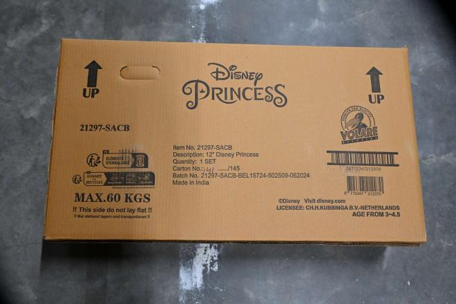 Disney Princess børnecykel - Piger - 12 tommer - Pink