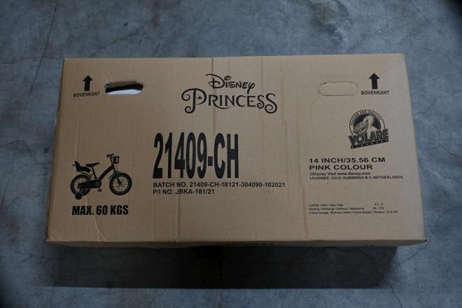 Disney Princess Børnecykel - Piger - 14 tommer - Pink