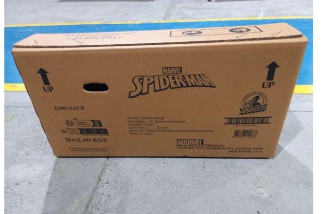 Marvel Spider-Man børnecykel - Drenge - 14 tommer - Rød/Blå