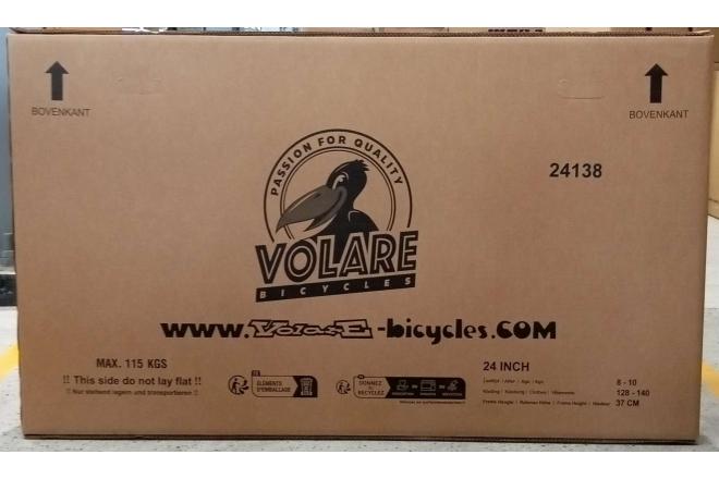 Volare Excellent Børnecykel - Piger - 24 tommer - Sort - 3 gear