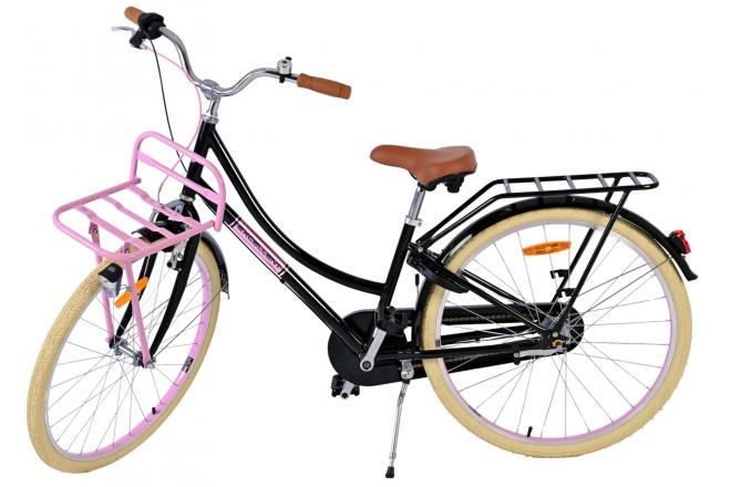 Volare Excellent Kinderfiets - Meisjes - 26 inch - Zwart - Shimano Nexus 3 versnellingen