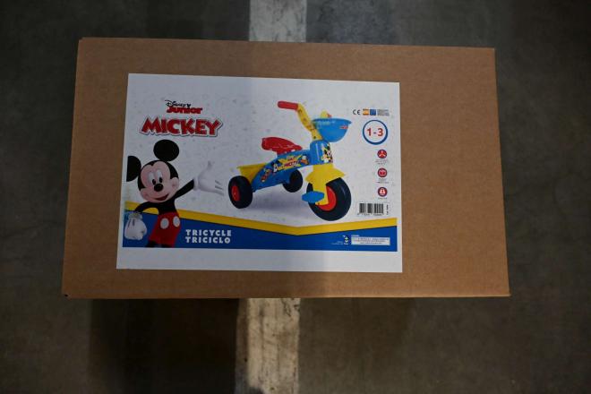 Trehjulet cykel Disney Mickey - Drenge - Rød