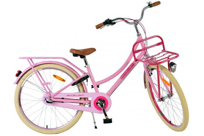 Volare Excellent Kinderfiets - Meisjes - 24 inch - Roze - 3 Versnellingen